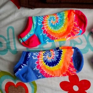 Tie dyed socks